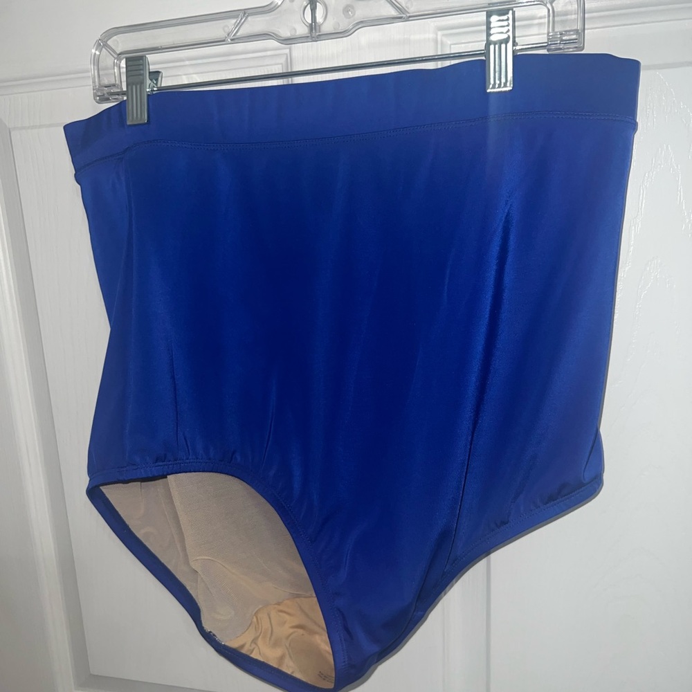Cacique Royal Blue High-Waisted Swim bottoms